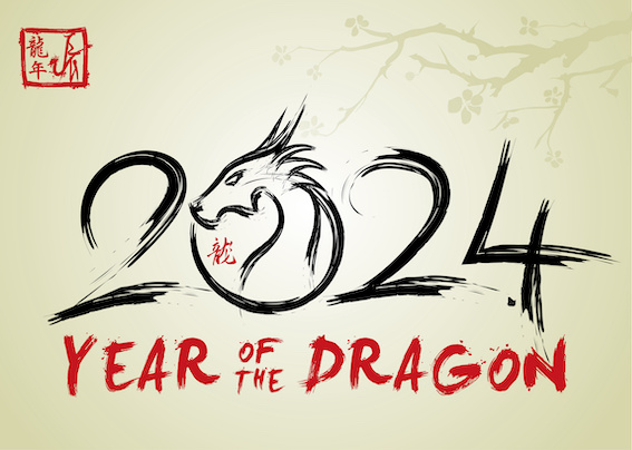 2024… das Jahr des kraftvollen Holz-Drachen 🐉